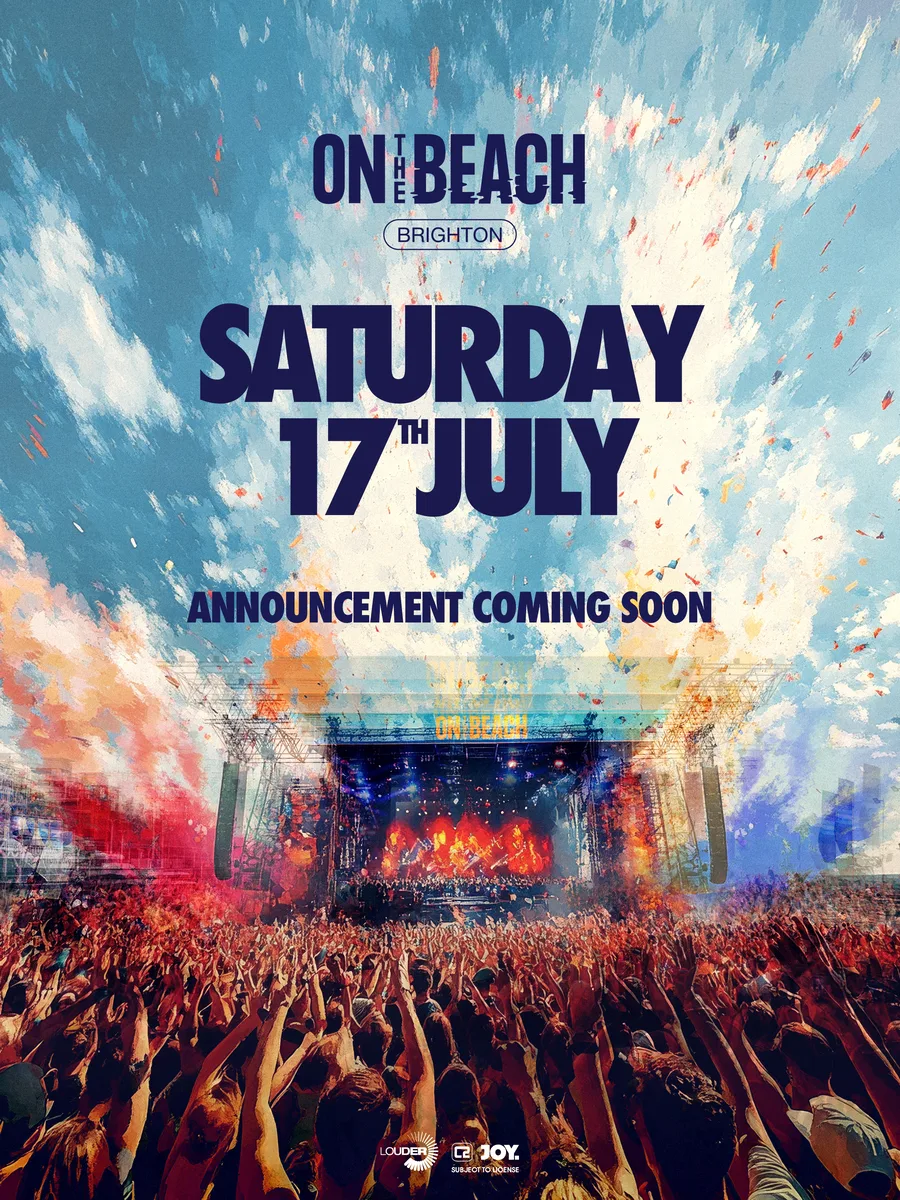 On The Beach Brighton, Saturday 17 July 2027