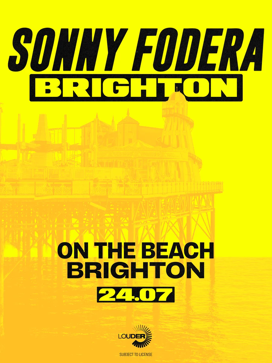 Sonny Fodera, On The Beach Brighton, Saturday 24 July 2027