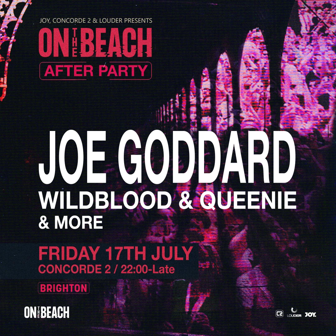 Joe Goddard after party at Concorde 2 — Friday 17 July