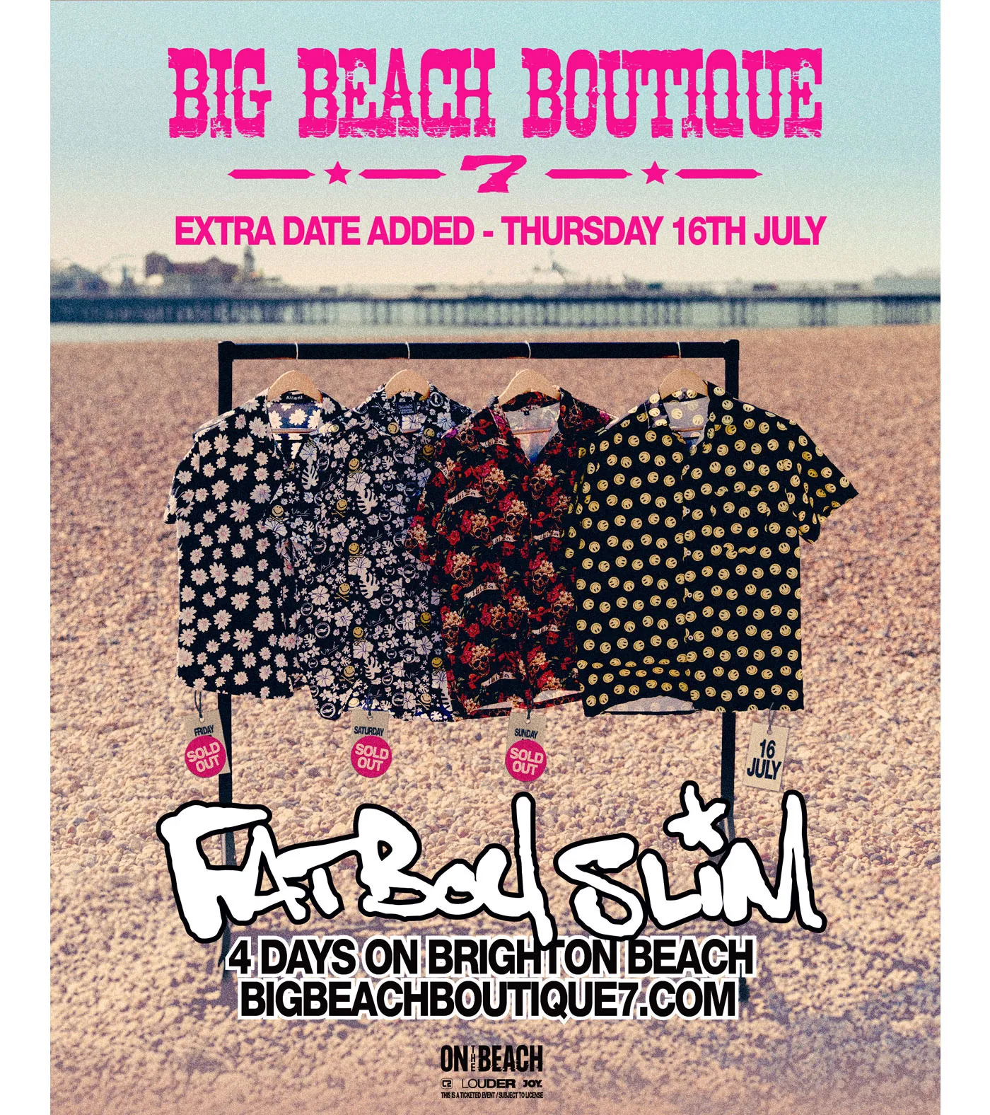 Fatboy Slim — Big Beach Boutique 7 — 4th Date Announced